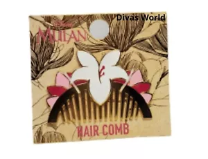 Disney Princess Mulan Hair Comb Floral Print Hair Accessories Xmas Gift Primark - Picture 1 of 6