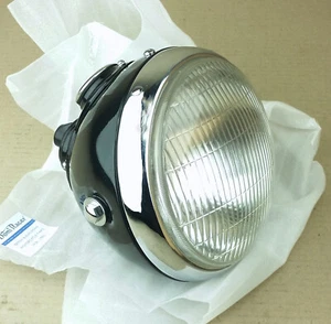 Lucas Type 7" Headlight Headlamp SSU700, BSA Triumph Norton AJS Matchless NOS - Picture 1 of 5