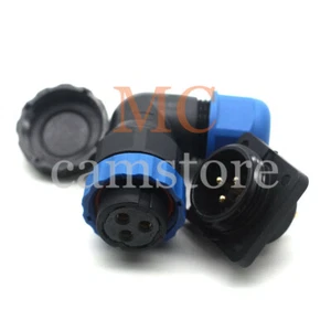 SD20 3pin Elbow Waterproof Connector IP67 ,25A 380V Automotive Cable Connector - Picture 1 of 6