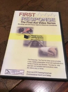 First Response: Bleeding And Soft Tissue Injuries DVD Ex-library - Picture 1 of 2
