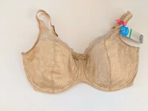 Playtex Love My Curves Lift Plunge Neckline Bra Size 44 DDD Beige 4514 NWT $42 - Picture 1 of 4