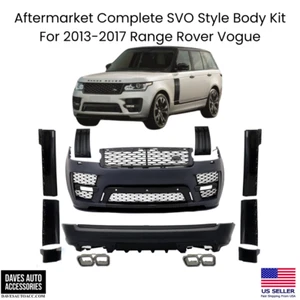 Aftermarket SVO Full Body Kit For 13-17 Range Rover Vogue L405 Front Rear Bumper - Afbeelding 1 van 10