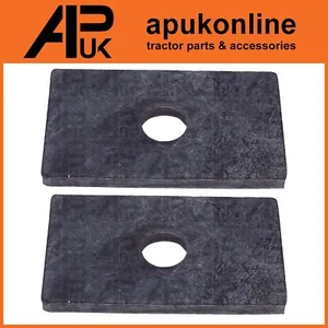 2x Radiator Rubber Pads Mounts for Case International IH 354 374 384 444 Tractor - Picture 1 of 2
