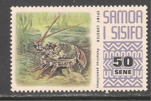 Samoa #377 (A78) en muy buen estado sin montar o nunca montada - 1972 años 50 langosta espinosa - Imagen 1 de 1