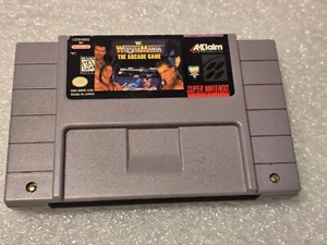 WWF WrestleMania (Super Nintendo Entertainment System, 1991) Cartridge Only - Picture 1 of 2