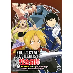 Fullmetal Alchemist Season 1+2 New DVD Complete Series English Dubbed All Region - Imagen 1 de 8