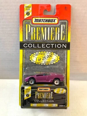 Matchbox Premiere Collection - LAMBORGHINI DIABLO - Мировой Класс Серия 2 Фиолетовый - Изображение 1 из 4