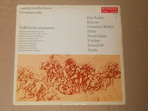 BEETHOVEN -Volksliedervariationen (Ander, Walter, Glatte, Zoff) LP Eterna - Picture 1 of 1