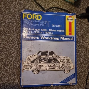 Ford Escort Haynes Manual 1975 - 1980 Owners Workshop Manual - FREEPOST UK ✅ - Picture 1 of 1