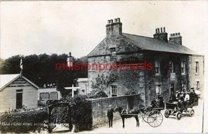 REAL PHOTO POSTCARD OF ELLETSON ARMS HOTEL, STAKE POOL (NEAR PILLING) LANCASHIRE - Picture 1 of 2
