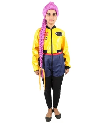 女士 K-Pop Star Warrior 假发和服装套装 | 万圣节的理想选择 — 第 1/4 张图片