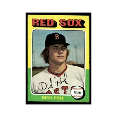 Dick Pole 1975 Topps #513 Boston Red Sox Baseball Card EX - Image 1 of 3