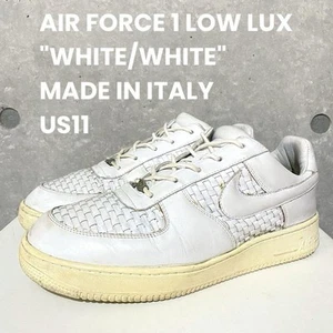 NIKE Men 11.0US Air Force 1 Low Lux White 11 - Picture 1 of 11