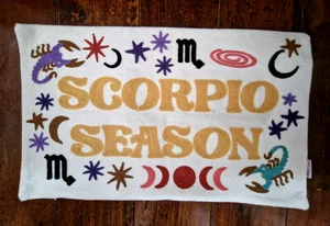 The Pillow Drop ' Scorpio Season Needlepoint Cushion ' Limited Edition Handmade* - Picture 1 of 11