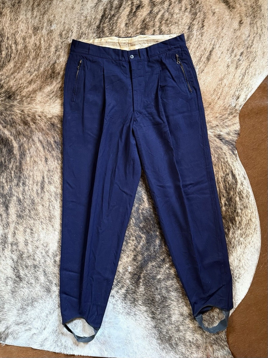▪️50‘s【GABARDINE】 VINTAGE PANTS ギャバジン 青 Gabardine Regular Size Vintage Pants for Men for sale | eBay