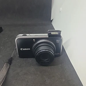 Canon PowerShot SX 210 IS 14.1MP 14x Digital Camera - Black - No Charger #3 - Picture 1 of 6