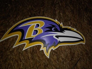 Baltimore Ravens 8 Inch Diameter NFL Football 3D Logo's 3D Printed Sign - Picture 1 of 3