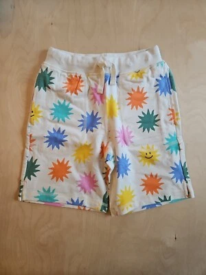 NWT Hanna Andersson GROOVY SUN FRENCH TERRY SWEAT SHORTS 130 8 $36 - Image 1 of 4