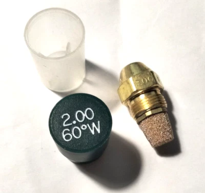 Gicleur DELAVAN 2,00 60°W débit 2.00 angle 60° Type W pour chaudière fioul