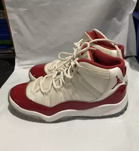 Nike Air Jordan 11 Retro Low GS 'Cherry' 2016 378039-116 3Y - Picture 1 of 10