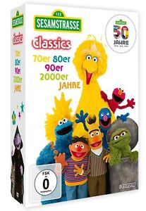 Sesamstraße Classics - Box [8 DVDs/NEU/OVP] von den 70er bis zu den 2000er Jahre