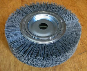 Cepillo de desbarbado 250 x 60 R100 Bo = 30 / 50,8 mm KN SiC K 120 cepillo redondo de nylon abrasivo - Imagen 1 de 7