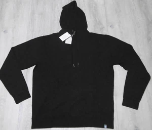 PETER MILLAR Men Size M Hoodie Sweatshirt LAVA WASH Black Long Sleeve - Picture 1 of 9