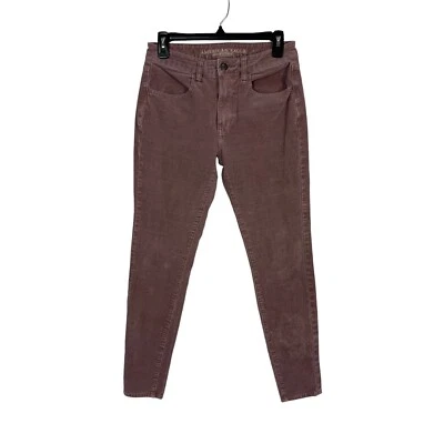 Leggings American Eagle Hi Rise 6 Marrón Pana Elastizados Ajustados Foto 1 de 4