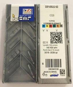 Insertos de carburo ranurado ISCAR DGR 4000JS-15D IC328 ORIGINAL ISRAELÍ NUEVO 10 piezas. - Imagen 1 de 3