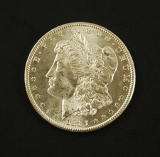 1881-S S$1 Morgan Silver Dollar GEM BU