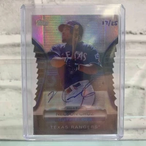 2012 Nelson Cruz Topps Baseball Golden Moments Die Cuts Autograph /25 # GMDC-85 - Picture 1 of 2