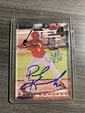 Paul Konerko 1994 Classic 4 Sport Rookie Signature Autograph AUTO RC #/970