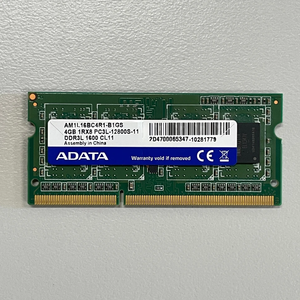 ADATA Premier Pro 4GB DDR3 RAM PC3L-12800 1600MHz Unbuffered AM1L16BC4R1-B1GS - Image 1 of 3