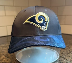 St. Louis Rams New Era 39THIRTY Cap Hat Stretch Fit Small/Medium Gray NFL - Picture 1 of 13