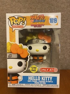 Funko Pop Hello Kitty Naruto Glow in the Dark Target Exclusive #1019 - Picture 1 of 4