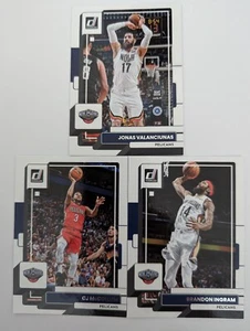 New Orleans Pelicans lot - Valanciunas McCollum Ingram 2022-2023 Panini Donruss - Picture 1 of 1