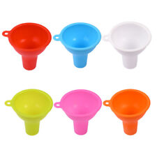 Kitchen Funnel Silicone Funnel Food Funnel Small and Large Wide Mouth Blue