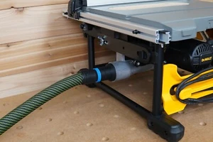 Adaptador de manguera de 27 mm para sierra de mesa Dewalt 2-1/4" puerto compatible Festool manguera de 27 mm - Imagen 1 de 6