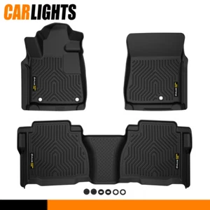 Fit For 2007-2011 Toyota Tundra Double Cab / CrewMax All-Weather TPE Floor Mats - Picture 1 of 12