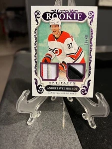 Andrei Svechnikov 2018-19 UD Artifacts Rookie Relics Purple #30/49 Multi Color - - Bild 1 von 2