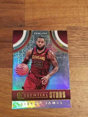 2017-18 NBA PANINI ESSENTIALS LEBRON JAMES sharp corners and edges  - Image 1 of 4