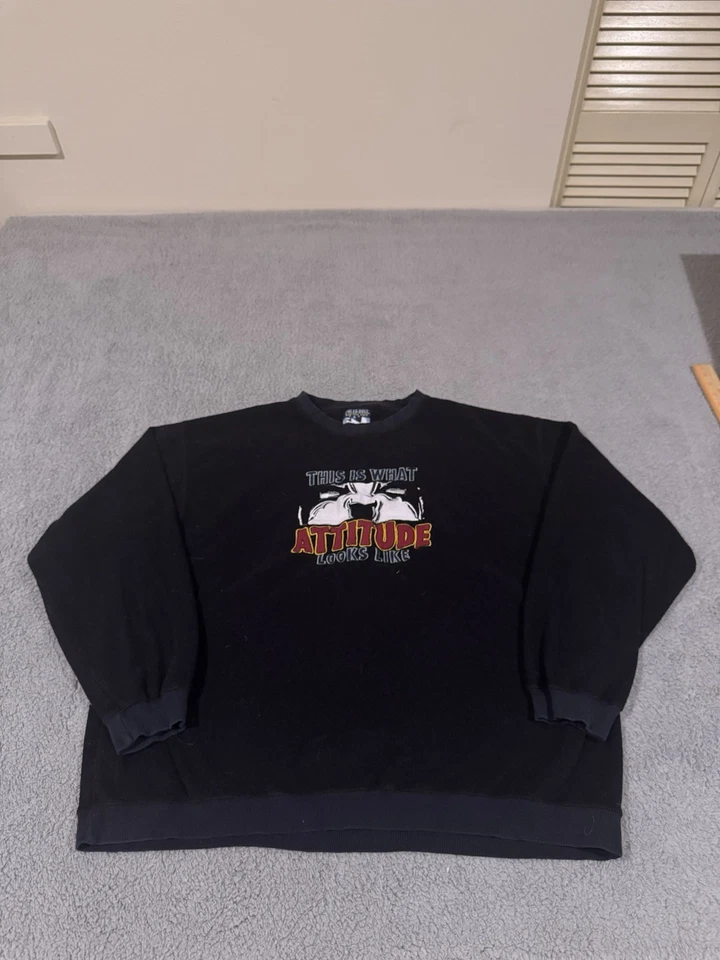 Sudadera Polar Big Dogs Adulto 2XL Pullover Negro Polar Actitud Suéter Y2K Foto 1 de 4