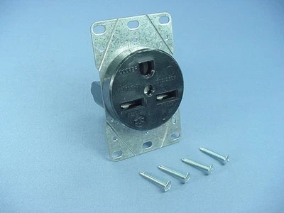 Cooper Flush Mount Power Receptacle Outlet Oven Welder NEMA 6-30R 30A 250V 5700N - Image 1 of 4