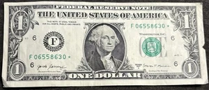 2017 A Atlanta $1 Bill Star Note ⭐️ Triple Pair Fancy Numbers Note - Picture 1 of 2