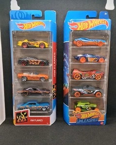 Hot Wheels HW Flames 5 Pack - Hot Wheels Unleashed 5 Pack New - Picture 1 of 6