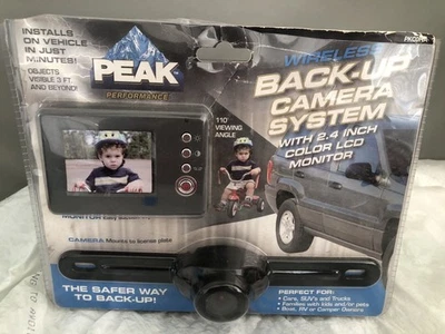 Peak PKC0RA Wireless Backup Camera System 2.4” LCD Monitor - Untested - Image 1 of 4