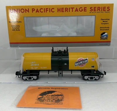 MTH Premier 20-96167 UP Heritage Chicago Northwestern Tank Car O New #401859 - Image 1 of 4