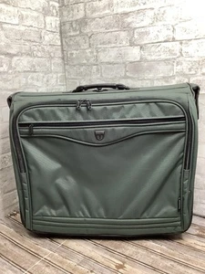 Travelpro FlightPro Green Wheeled  Softside Luggage Garment Bag 21” Rare Olive - Picture 1 of 18