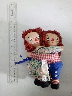 Original 1960's Raggedy Ann/Andy Hugging Plush Toy *Knickerbocker *Vintage - Image 1 of 4