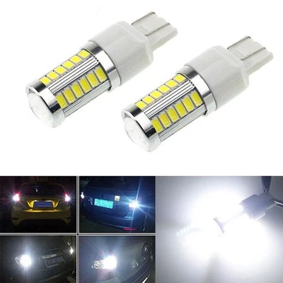 High Quality Lights T20 Turn light White 2pcs 33SMD Backup Car DC 12V LED - Image 1 of 4